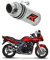 DOMINATOR Pot d'échappement Silencieux GP1 compatible avec ZR7 / ZR7S 1999-2004
