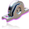 DECO FER FORGE- Roue Galet Portail Coulissant-Rainure Gorge Triangulaire en V- Roulette Portail Coulissant A Encastrer- Diamètre Ø 100 mm Support 230 kg- Roulette Charge Lourde- Porte Coulissante