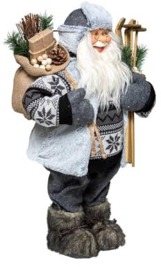 Feeric Lights & Christmas - Traditioneller weihnachtsmann-ski 45 cm