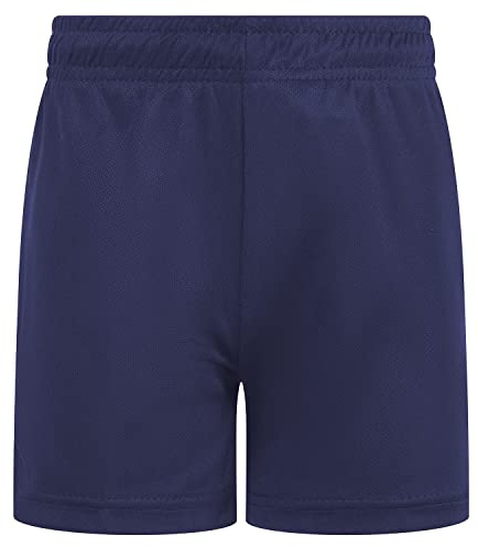 AA Sportswear Kids Football Shorts Junior Boys Girls Premium PE Running Gym Sports Fitness Shorts (Navy, 9-10 Years)