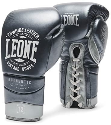 Leone 1947, Boxe-Handschuhe Authentic 2, 400 g, Grau