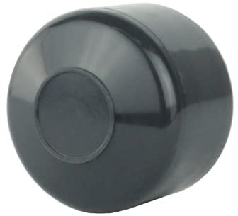 Zaunpfahlkappen Rohrkappen Rundstopfen Pfostenkappen Abdeckkappen Zaunkappen anthrazit 42 mm 10 Stück