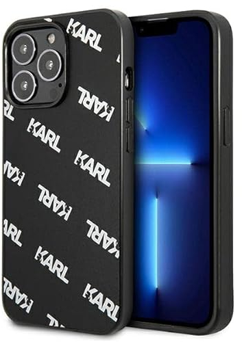 Karl Lagerfeld KLHCP13LPULMBK3 Hülle für iPhone 13 Pro / 13 6,1 schwarz Allover