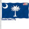 ARSOF South Carolina Flagge, 7,6 x 12,7 cm, doppelseitig, für den Außenbereich, strapazierfähig, 3-lagig, mit robustem Segeltuchkopf und 2 Messingösen, lebendige Farben