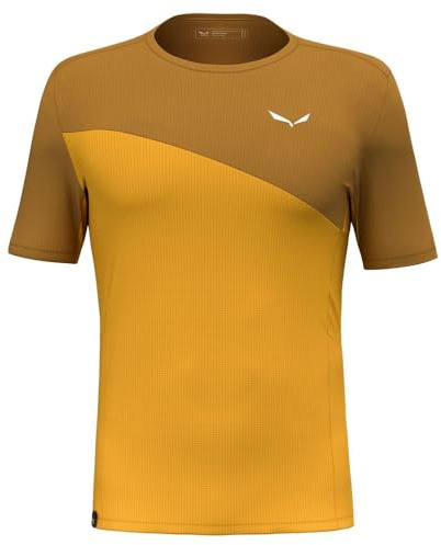 Salewa Herren Puez Sporty Dry M T-shirt, Gold/7020, XXL EU