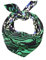 Desigual Women's Fou_PSICO Flor Carre, Green, One Size
