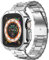 Compatible con Apple Watch Ultra 2, correa y funda, cadena de metal de acero inoxidable con cubierta de TPU, correa de pulsera de eslabones para reloj inteligente para hombre, correa para i-Watch