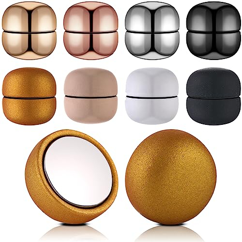 simarro 8 Paar Hijab Magnetische Pins, Keine Lochstifte Schal Pins Mehrfarbig Muslimischen Schal Hijab Kleidung Pins Vielseitig einsetzbar Runde Hijab Brosche Magnetischer Hijab Clip