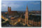 Foto-Magnet München Luftbild Innenstadt, Deko-Souvenir, ca. 8 x 5,4 cm