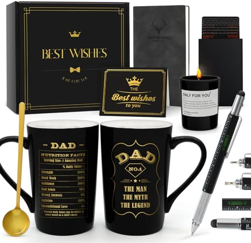 SunmeiTrad Gifts for Fathers Day Dad Gifts, from Daughter, Son, Personalised Christmas Birthday Anniversary Presents for Dad
