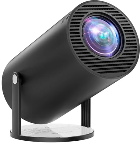 ELEPHAS Mini Projector, Native 720P and 500 ANSI Video Projector, Movie Projector Compatible with Smartphone/Tablet/Laptop/PC/TV Stick