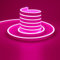 TOPAI Striscia LED Neon 5 Metri Rosa, Strip LED Neon 12V Rosa, Impermeabile Esterno, 6×12mm Flessibile Silicone, Tagliabile per Interior Exterior Bar Festa Decorazione fai da te (Solo Striscia LED)