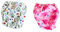 Pañales Reutilizables para Nadar para Bebés,2PCS Lavables,Pañales para Nadar para Bebés para Piscina o Playa. TetebyNoa (Marino y congrejos rosa)