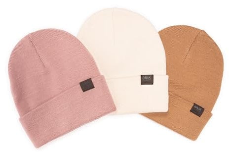 MUK LUKS Damen 3 Pack Beanie-Mütze, Sand/Vanille/Braun, One Size (3er Pack)