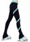Eislaufhose Eislaufhose Hohe Elastizität Team-Trainingsleggings Premium Warme Strumpfhosen Hose Strasssteine ​​Kinder-Eislaufleggings,Grün,XXL