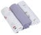 LÄSSIG Baby Puckdecke Spuckdecke Pucktuch Mulltuch 3er Set Baumwolle 85 x 85 cm/Swaddle & Burp Blanket L Happy Fruits Cherry