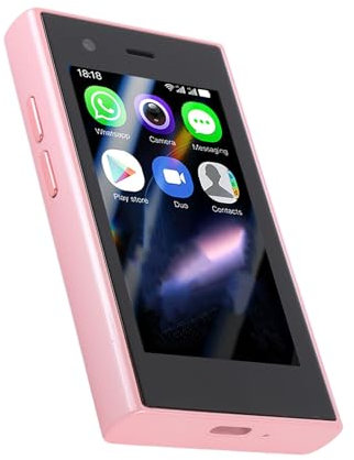 Tonysa Smartphone 4G déverrouillé, Mini Téléphone Sim Dual Sim, 3,0 Pouces, 2 Go de RAM, ROM 16 Go, Appareil Photo 5MP, 8.1, 2500mAh, Quad Core, WiFi, GPS, MP3, MP4 (Pink)