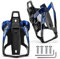 VICTGOAL Bicycle Water Bottle Holder for Airtag Bike Mount Hidden Waterproof Anti-Theft Tracker Case for Road Mountain Bikes Bottles Cage (BlackBlue+BlackBlue)