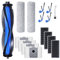 Kit di accessori di ricambio per ECOVACS DEEBOT T80 OMNI Robot Aspirapolvere, 1 spazzola principale, 4 filtri, 2 Panni Roller, 4 spazzole laterali, 4 sacchetti per la polvere,1 spazzola per la pulizia