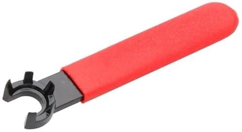 Generisch ER Spannzangenschlüssel für Mini-Muttern, Rot-Schwarz, Stahl mit Kunststoffgriff, Metrisch (ER25)