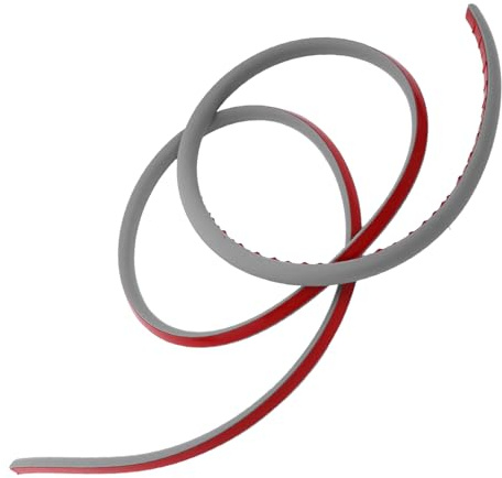 SMASOLO Baguette Angle Flexible Adhésive pour Salle de Bain Cornière Étanche pour Moulure Quart Rond Décorative Grise Protection Murale Anti-moisissure Facile à Installer