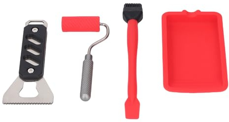 Juego de Aplicadores de Pegamento para Madera, Kit Profesional de Herramientas de Carpintería en Aluminio y Silicona para Manualidades con Precisión y Facilidad de Uso