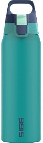 Sigg - Isolierte Trinkflasche - Thermosflasche Shield Therm One - Kohlensäurehaltige Getränke - Auslaufsicher - Spülmaschinenfest - BPA-frei - 90% recycelter Edelstahl - 0,5L, 0,75L & 1L