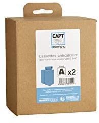 Domena Pack de 2 Cassettes anticalcaires Type A Bleu