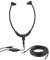 newgen medicals Kopfhörer mit Kabel: TV-Kinnbügel-Kopfhörer, 3,5-mm-Klinkenbuchse, 5 m Verlängerungskabel (Kopfhörer kabelgebunden, Kopfhörer mit Audiokabel, Hörgeräte für Senioren)