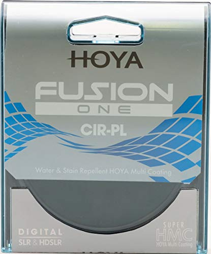 Hoya Fusion One Cirkular Polfilter Cir-PL 46mm, 18 vergütete Schichten, Reduzierung von Lichtreflexionen, Schmutzabweisend, Wasserabweisend, Beste Glasqualität, Flacher Hoya-Filterrahmen