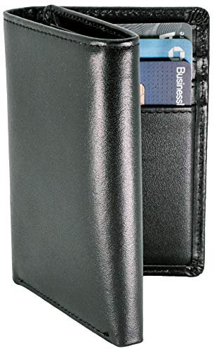 STAY FINE Dreifach gefaltete Geldbörse aus genarbtem Leder für Herren | ultrastarke Nähte | handgefertigtes argentinisches Leder | RFID-blockierend | extra Kapazität dreifach gefaltete Geldbörse |