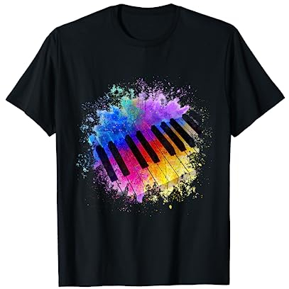 Piano T-Shirt Piano Jazz Komponist Keyboard Piano Player T-Shirt