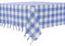 DESTALYA Landhaus Tischdecken in Karo | 140 x140 cm Eckig Kariert Tischdecke 100% Baumwolle, Picknick Tuch | Kareli Masa Ortusu, Sofra, Piknik ortusu (Blau 140 cm)