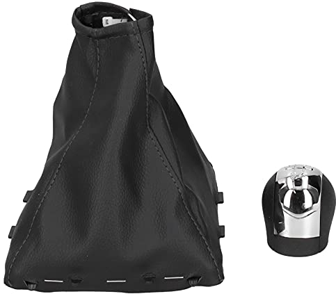 Palanca de Cambio de Marchas de 5 Velocidades, Perilla de Cambio de Marchas de 5 Velocidades con Cubierta de Maletero Apta para Opel Vauxhall Vectra C/Vectra B/Corsa/Astra 2002-2005