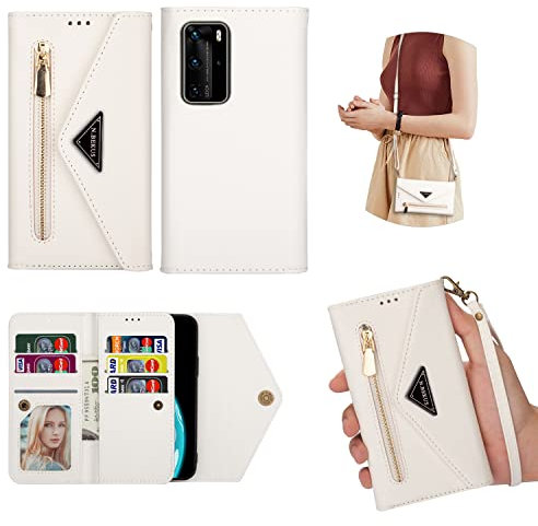 UDBKKDX Portafoglio custodia per iPhone 11 Pro, Donne in pelle opaca con supporto di visualizzazione Protezione obiettivo fotocamera case cover