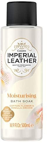 Imperial Leather Leather Moisturising Bath Soak Cotton Flower & Vanilla Orchid, 500ml
