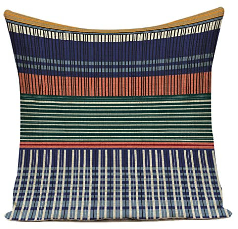 Nunubee Kissenbezug Retro Geometrische Muster Outdoor Kissen Sofakissen Büro Dekoration Baumwolle Leinen Kissenbezug Retro Geometrische 45 * 45cm #13