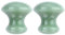 Luxshiny 2Pcs Gesichtsmassage Stein Gua SHA Massage Werkzeug Gesichtsaberbissen Pilzform Geformt Quarz für Spa Entspannende Meditation