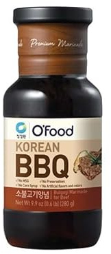 Marinado Coreano Bulgogi 280 g Salsa lista para ternera estilo barbacoa coreana Adobo dulce-salado para plancha sartén o parrilla sin glutamato