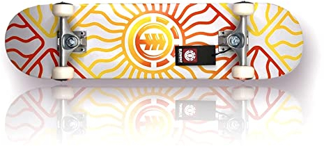 Element Solar Vibes II Skateboard, Größe 8,0, mehrfarbig