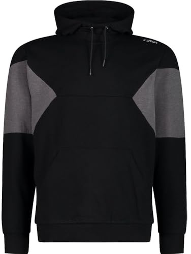 CMP Herren Schweißdichte Kapuze Sweatshirt aus Baumwolle