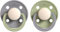 Rebael Fashion Schnuller | 2er-Pack | Naturkautschuk/Latex | Hergestellt in Dänemark | BPA-Frei | Sauger in Kirschform | Stormy Pearly Dolphin/Cloudy Pearly Pony, Größe 1 (0-6 Monate)