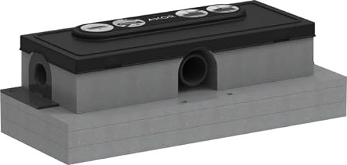 hansgrohe AXOR Drain Grundkörper für Duschrinne, flache Installation, 01006180