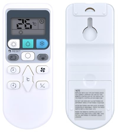 GOUYESHO Telecomando di ricambio RAR-5F1 RAR-3V2 RAR-2P2 RAR-3U1 per condizionatore Hitachi RAS-10GH5 RAC-14GH5 RAC-08AH1 RAR-2SP1 RAR-2P1 RAR-5F1 RAS-14GH5 RAC-10KHHH 3 RAS-14KH3 RAC-14GH5 RAC-14GH5