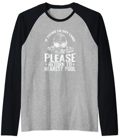 Si trouvé sur terre, veuillez retourner à la piscine la plus proche Manche Raglan