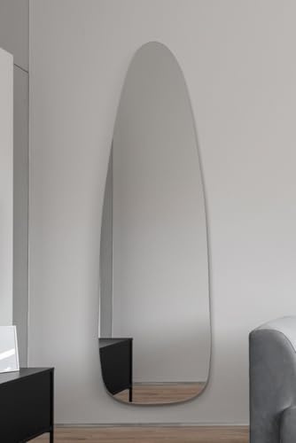 The Lacuna - Frameless Pond Wall Mirror 61 X 20 (155x50CM)