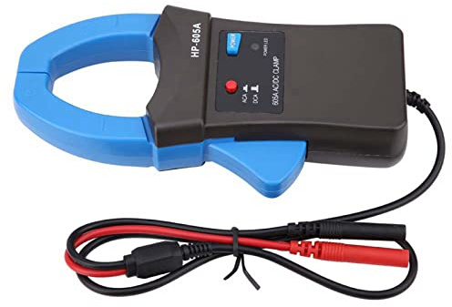 600A DCAC Current Clamp DC Current Clamp Adapter, DC AC Adapter Amp Low Amp Meter Clamp-On Meter with Test Probes