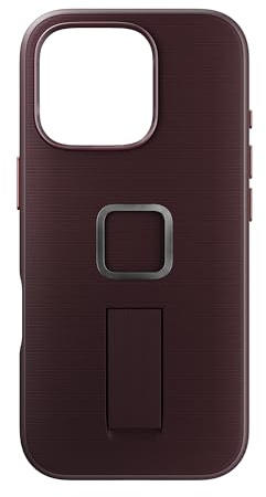 Peak Design Mobile Everyday Loop Case für iPhone 16 Pro, Eclipse, mit Schlaufe, schlankes Profil, Fallschutz, wetterfeste Stoffschale, SlimLink verbindet sich mit mobilen Halterungen & Gear