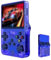 Keyboy Game Console R36S Retro Handheld Game Console with 64/128G Built-in 21000+ Classic Games, Open Source Linux System 3.5 Inch IPS Screen Portable Pocket Video Player (Blue 64G)