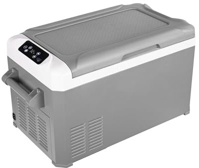 JOYFRIGO Frigorifero per auto, 12 V, 12 V, 35 litri, compressore portatile per congelatore, frigorifero da 12 V, per viaggi, esterni, casa, 12/24 V DC e 110-240 V AC per veicoli, camion, camper,